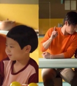 姜河那和羽朱合拍杂粮饭广告 曹政奭到达现场