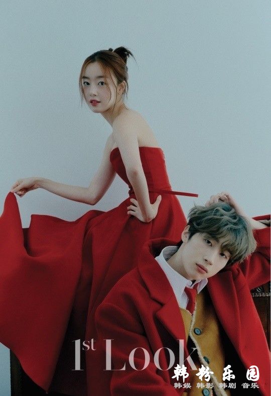 韩善花韩胜宇 神颜姐弟秀超绝时尚默契 拍杂志写真