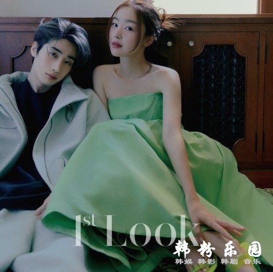 韩善花韩胜宇 神颜姐弟秀超绝时尚默契 拍杂志写真